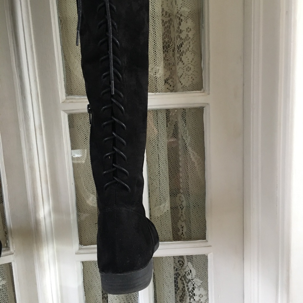 HP: L4L Over The Knee Suedette Boots - 10M - Picture 5 of 11